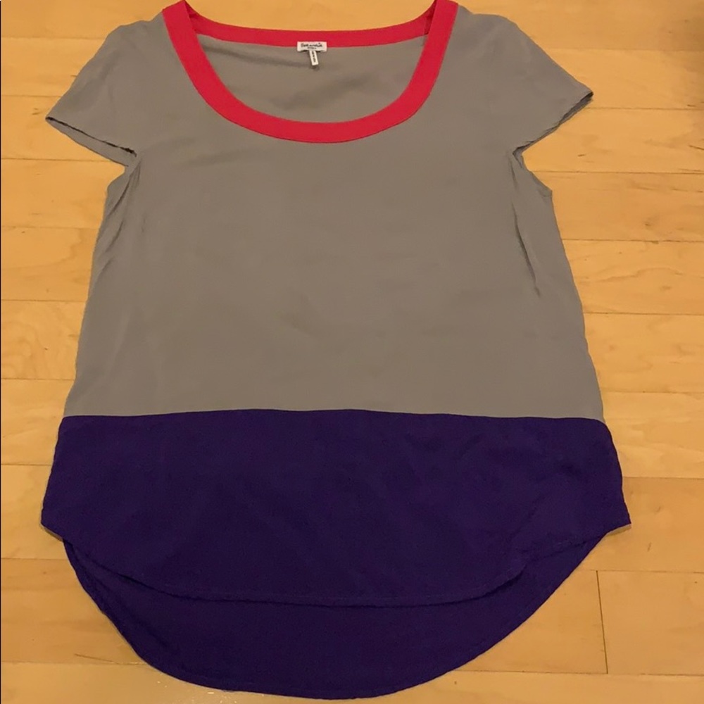 Splendid color block blouse